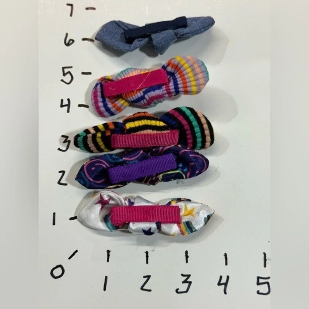 NEW Hair Accessories set of 5 girls hair bows clips